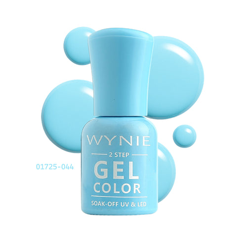 Wynie Smalto Semipermanente Gel Color 044 - Blue Harmony, azzurro pastello lucido