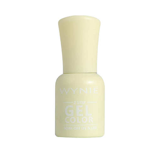 Wynie Smalto Semipermanente Gel Color 055 - Lemon Cream, giallo pastello chiaro con finish lucido