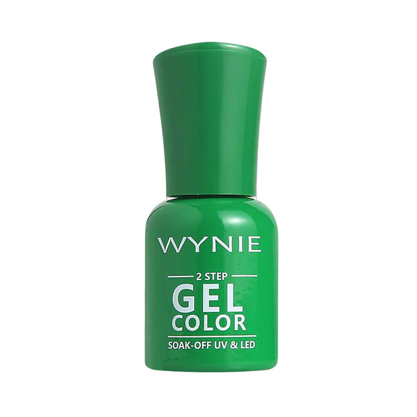 Wynie Smalto Semipermanente Gel Color 056 - Lucky Charm, verde intenso lucido
