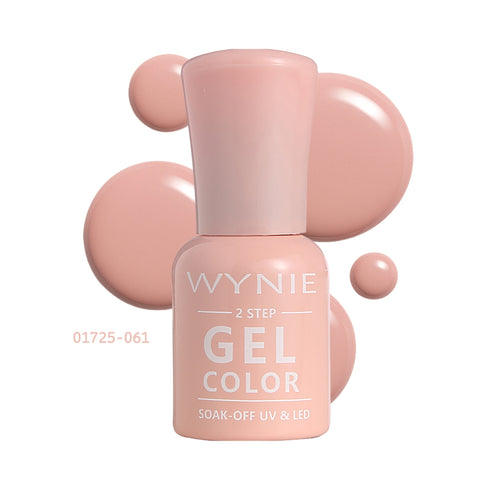 Wynie Smalto Semipermanente Gel Color 061 Pastel Pink, rosa pastello nude vanigliato con finish lucido