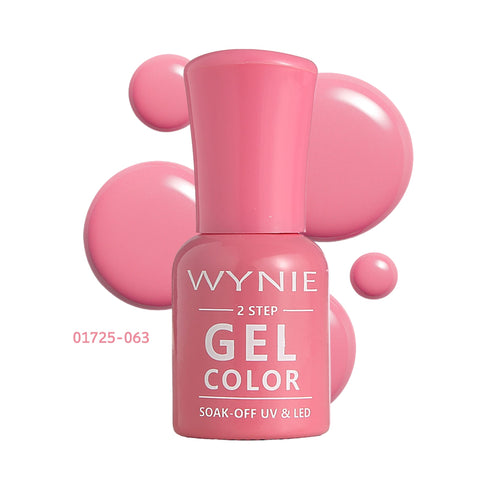 Wynie Smalto Semipermanente Gel Color 063 - Pink Sherbet, rosa acceso lucido