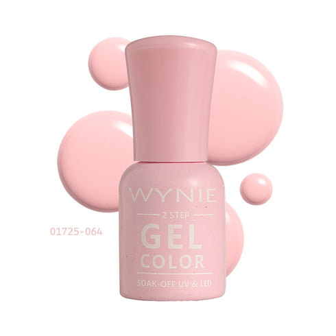 Wynie Smalto Semipermanente Gel Color 064 - Candy Kiss, rosa pastello chiaro lucido