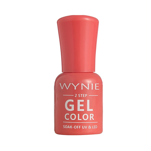 Wynie Smalto Semipermanente Gel Color 066 - Sunset Coral, corallo aranciato vibrante con finish lucido