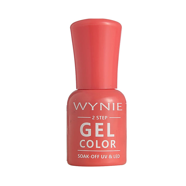 Wynie Smalto Semipermanente Gel Color 066 - Sunset Coral, corallo aranciato vibrante con finish lucido