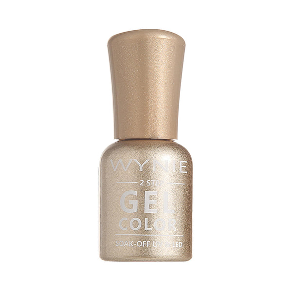 Wynie Smalto Semipermanente Gel Color 085 - Golden Aura, oro perlato