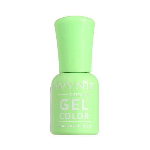 Wynie Smalto Semipermanente Gel Color 086 - Lime Drop, verde lime acceso con finish lucido