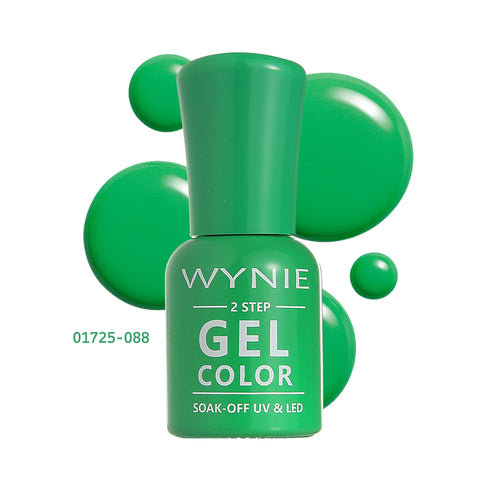 Wynie Smalto Semipermanente Gel Color 088 - Emerald Flow, verde smeraldo lucido