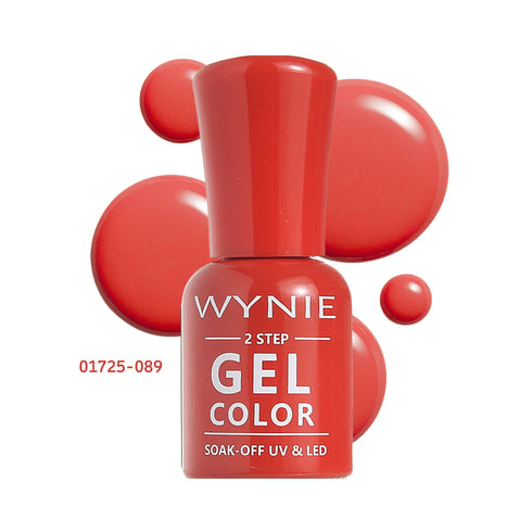 Wynie Smalto Semipermanente Gel Color 089 - Scarlet Fire, rosso acceso scarlatto