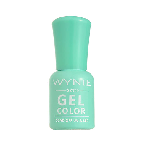 Wynie Smalto Semipermanente Gel Color 091 - Mint Breeze, verde menta lucido