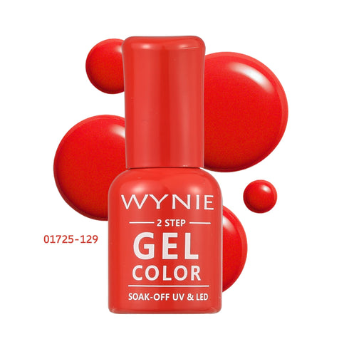 Wynie Smalto Semipermanente Gel Color 129 Red Flame - Rosso Fuoco