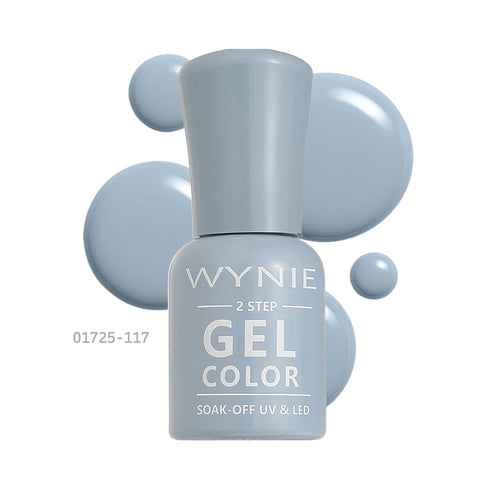 Wynie Smalto Semipermanente Gel Color 117 Airy and Blue Azzurro Grigio
