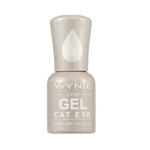 Wynie Smalto Semipermanente Gel Color 130 - Moon Dust (Finish Magnetico Cat Eye), beige perlato