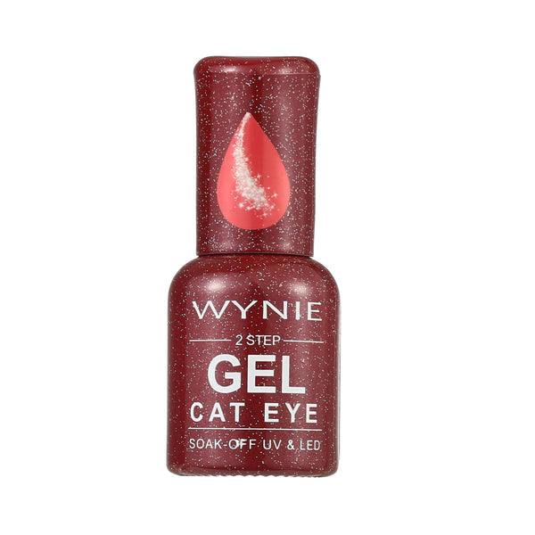 Smalto Semipermanente Gel Color 135 - Life On Mars | Finish Magnetico Cat Eye, rosso scuro