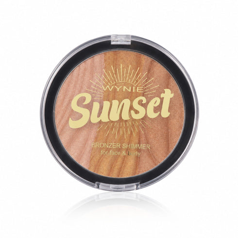 Wynie Sunset Bronzer Shimmer - Terra Viso Abbronzante Illuminante Glow Effetto Sunkissed