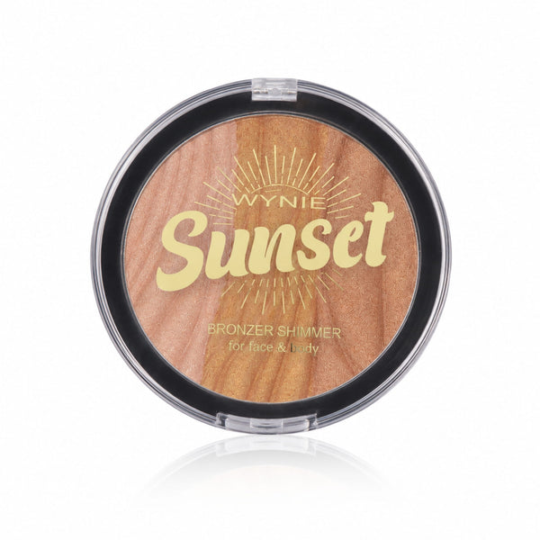 Wynie Sunset Bronzer Shimmer - Terra Viso Abbronzante Illuminante Glow Effetto Sunkissed