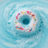 Wynie Yummy Donuts Bath Bomb | Bomba da Bagno Colorata Effervescente a Forma di Ciambella con Zuccherini, azzurro nell'acqua