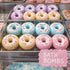 Wynie Yummy Donuts Bath Bomb | Bomba da Bagno Colorata Effervescente a Forma di Ciambella con Zuccherini, negozio di ciambelle con bombe da bagno
