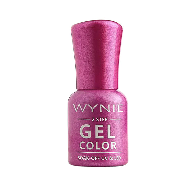 Wynie Smalto Semipermanente Gel Color 012 - Fuchsia Enchanted, rosa fucsia perlato luminoso